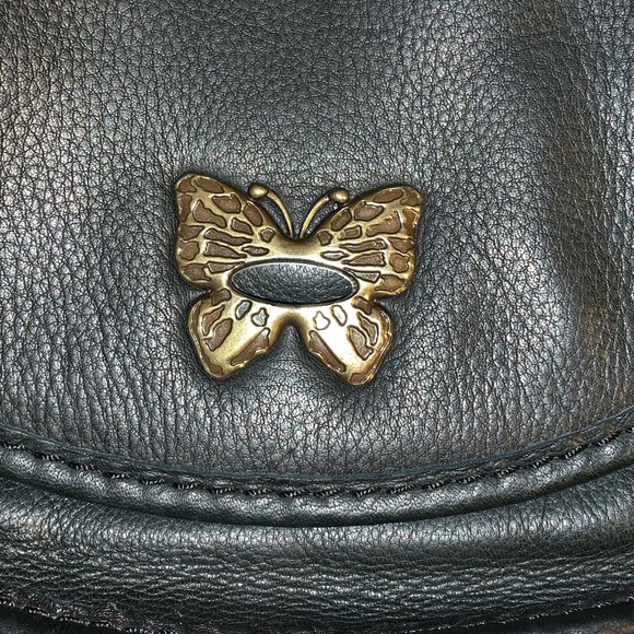 Rhythm & Rhyme Soft Leather Black Crossbody Bag - Picture 3 of 6